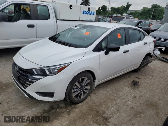 2024 Nissan Versa S with VIN 3N1CN8DV4RL874244, listed as a Copart auction lot 67565994 with 6,761 mi miles and Salvage Title. Bid and sale history available at DreamBid. Image 1.
