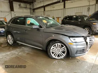 2019 Audi Q5 Premium Plus with VIN WA1BNAFY9K2027261, listed as a Copart auction lot 59042595 with Not provided miles and Salvage title. Bid and sale history available at DreamBid. Image 4.