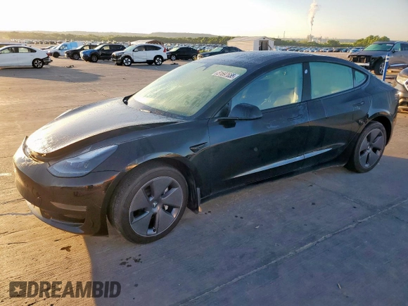 2023 Tesla Model 3 с VIN 5YJ3E1EA0PF641747, выставлен на аукционе Copart как лот 51697655 с пробегом 24 435 миль миль и Списание • Salvage title. История ставок и продаж доступна на DreamBid. Изображение 1.