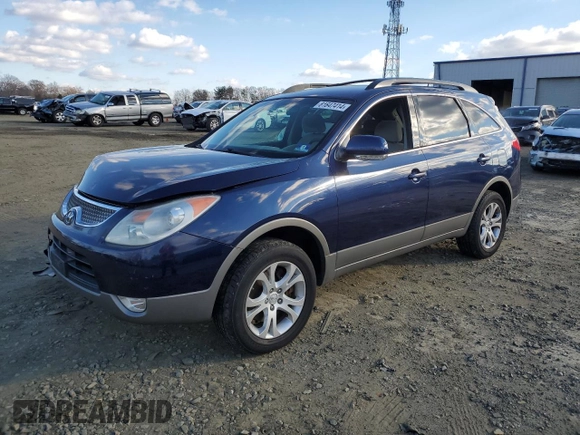 2011 Hyundai Veracruz Limited z VIN KM8NUDCC2BU154997, wystawiony jako Copart lot #81647414 z przebiegiem 139 414 mil mil oraz Szkoda całkowita • Salvage title. Historia ofert i sprzedaży dostępna na DreamBid. Obrazek 1.