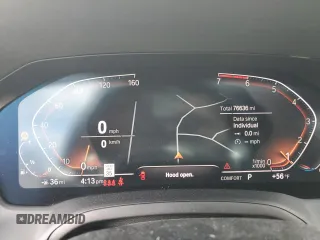 2019 BMW 3 Series 330i xDrive with VIN WBA5R7C56KAJ86097, listed as a Copart auction lot 53537325 with 76,636 mi miles and Salvage Title. Bid and sale history available at carsss.com. Image 9.