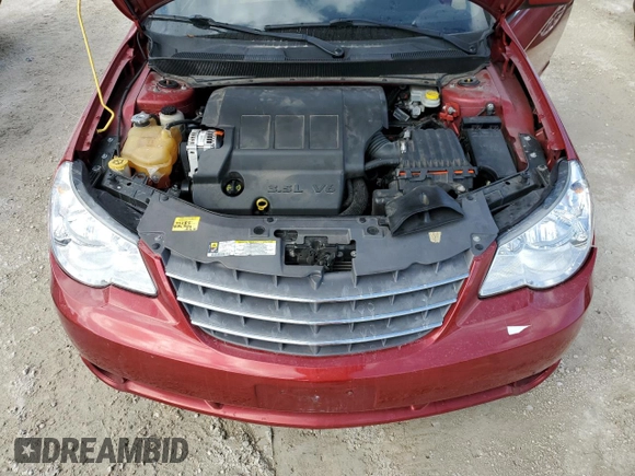 2008 Chrysler Sebring Limited with VIN 1C3LC65M58N179433, listed as a Copart auction lot 77661614 with 0 mi miles and Non Repairable. Bid and sale history available at carsss.com. Image 11.