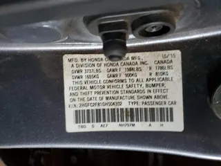 2016 Honda Civic Sedan EX with VIN 2HGFC2F81GH504302, listed as a Copart auction lot 48670535 with 170,693 mi miles and Salvage Title. Bid and sale history available at carsss.com. Image 14.