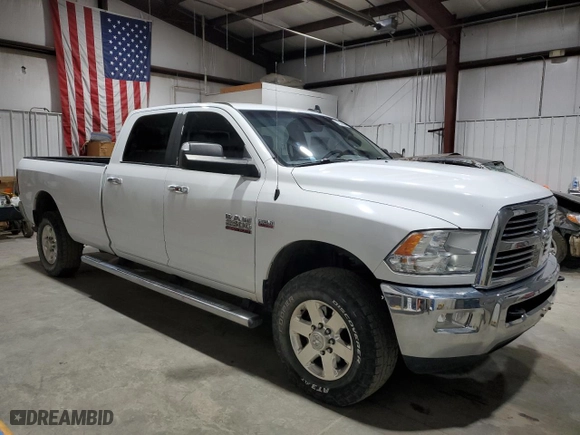 2014 Ram 2500 Big Horn with VIN 3C6UR5JJ3EG142834, listed as a Copart auction lot 87006584 with 0 mi miles and Salvage Title. Bid and sale history available at carsss.com. Image 4.