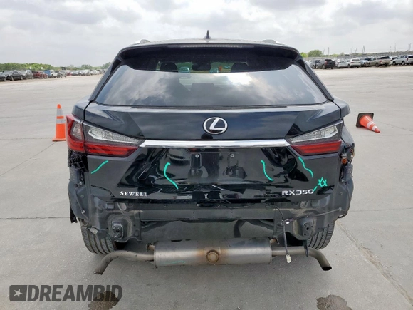2020 Lexus RX with VIN 2T2HZMAA0LC161879, listed as a Copart auction lot 51313245 with 37,625 mi miles and Salvage Title. Bid and sale history available at carsss.com. Image 6.