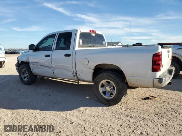 2007 Dodge 1500 ST with VIN 1D7HU18P17J510799, listed as a Copart auction lot 86441554 with 279,519 mi miles and Salvage Title. Bid and sale history available at DreamBid. Image 2.
