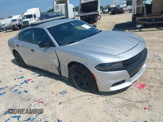 2021 Dodge Charger Police with VIN 2C3CDXAT3MH578330, listed as a IAAI auction lot 42604008 with 92,856 mi miles and . Bid and sale history available at DreamBid. Image 1.