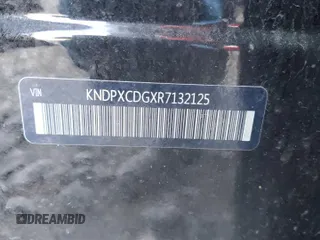 2024 Kia Sportage SX-Prestige with VIN KNDPXCDGXR7132125, listed as a Copart auction lot 55395565 with Not provided miles and Salvage title. Bid and sale history available at DreamBid. Image 13.