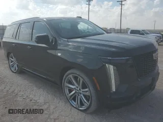 2025 Cadillac Escalade z VIN 1GYS9GRL2SR150916, wystawiony jako Copart lot #54397255 z przebiegiem 3 650 mil mil oraz Szkoda całkowita • Salvage title. Historia ofert i sprzedaży dostępna na DreamBid. Obrazek 4.