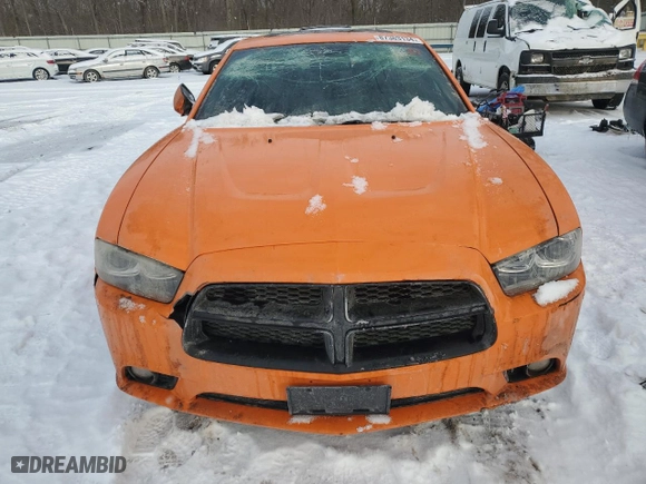 2014 Dodge Charger RT 100th Anniversary with VIN 2C3CDXCT4EH163838, listed as a Copart auction lot 87383134 with 197,003 mi miles and Salvage Title. Bid and sale history available at carsss.com. Image 5.