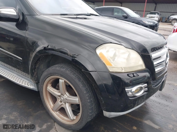 2009 Mercedes-Benz GL-Class 5.5L with VIN 4JGBF86E29A453158, listed as a IAAI auction lot 41919268 with 158,054 mi miles. Bid and sale history available at carsss.com. Image 12.