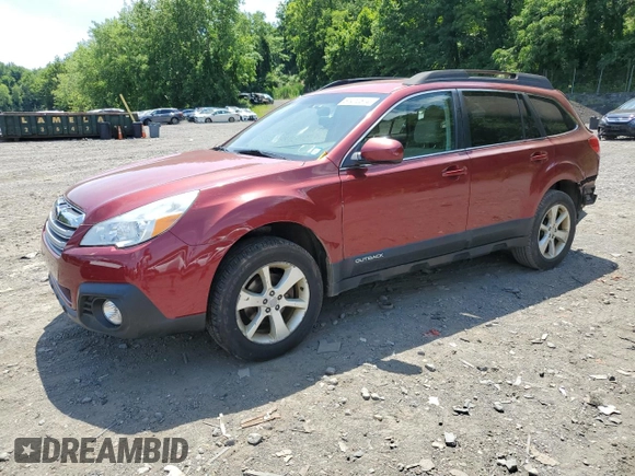 2013 Subaru Outback 2.5i Premium with VIN 4S4BRBCC0D1295614, listed as a Copart auction lot 61412674 with 93,040 mi miles and Salvage Title. Bid and sale history available at carsss.com. Image 1.