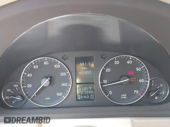 2007 Mercedes-Benz C 280 Luxury with VIN WDBRF54H67F857819, listed as a IAAI auction lot 42606564 with 65,107 mi miles and . Bid and sale history available at DreamBid. Image 7.