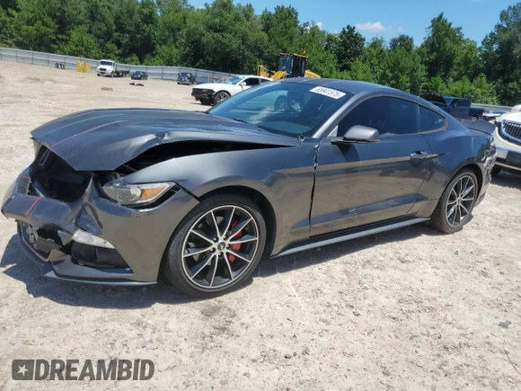 2016 Ford Mustang EcoBoost z VIN 1FA6P8TH6G5301929, wystawiony jako Copart lot #65941575 z przebiegiem 59 578 mil mil oraz Szkoda całkowita • Salvage title. Historia ofert i sprzedaży dostępna na DreamBid. Obrazek 1.