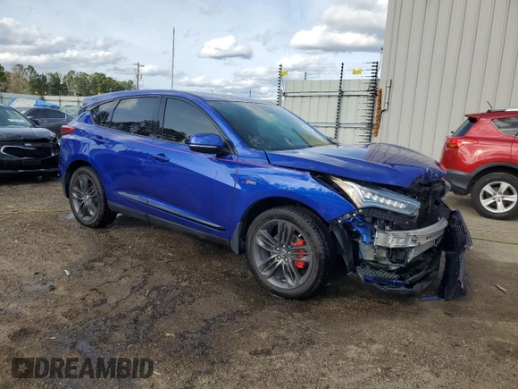 2021 Acura RDX w/A-Spec Package with VIN 5J8TC1H67ML008816, listed as a Copart auction lot 37631944 with 13,391 mi miles. Bid and sale history available at carsss.com. Image 4.