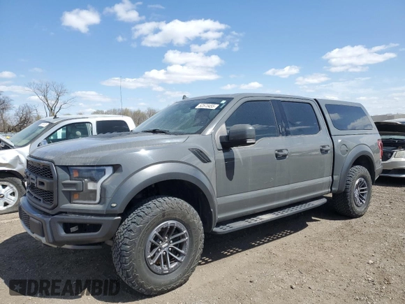 2020 Ford F-150 Raptor with VIN 1FTFW1RG3LFC73188, listed as a Copart auction lot 52573455 with 99,198 mi miles and Salvage Title. Bid and sale history available at carsss.com. Image 1.