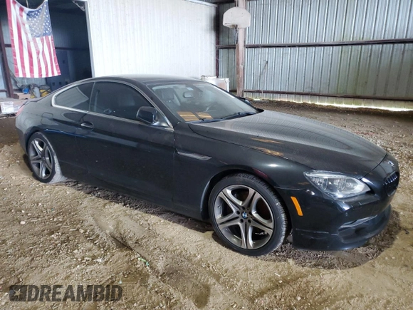 2013 BMW 6 Series 650i with VIN WBAYM9C50DDW20054, listed as a Copart auction lot 71563434 with 83,640 mi miles and Salvage Title. Bid and sale history available at carsss.com. Image 4.