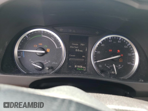 2019 Toyota Highlander Hybrid Limited with VIN 5TDDGRFH2KS056181, listed as a Copart auction lot 56202795 with 81,908 mi miles and Salvage title. Bid and sale history available at DreamBid. Image 9.