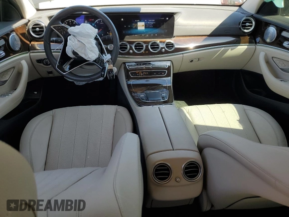 2021 Mercedes-Benz E-Class E 350 with VIN W1KZF8DB1MA906020, listed as a Copart auction lot 49232015 with 23,881 mi miles and Salvage Title. Bid and sale history available at carsss.com. Image 8.