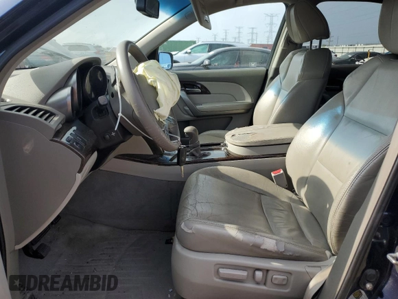 2010 Acura MDX with VIN 2HNYD2H23AH527191, listed as a Copart auction lot 54686395 with 147,528 mi miles and Salvage title. Bid and sale history available at DreamBid. Image 7.