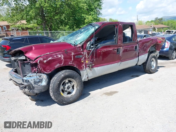 2004 Ford F-250 XL with VIN 1FTNW21P74EC16481, listed as a IAAI auction lot 42121897 with Not provided miles and . Bid and sale history available at DreamBid. Image 18.