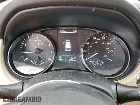 2017 Nissan Rogue SL with VIN JN8AT2MT8HW133274, listed as a Copart auction lot 44818855 with 141,988 mi miles and Clean Title. Bid and sale history available at DreamBid. Image 9.