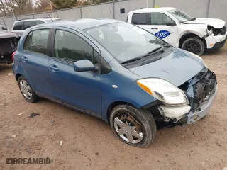 2009 Toyota Yaris with VIN JTDKT903195255240, listed as a IAAI auction lot 41650800 with 168,991 mi miles. Bid and sale history available at carsss.com. Image 1.