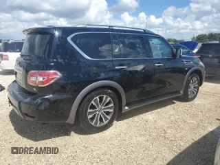 2019 Nissan Armada SV with VIN JN8AY2NC6K9588193, listed as a Copart auction lot 73824174 with Not Provided miles and Non Repairable. Bid and sale history available at carsss.com. Image 3.