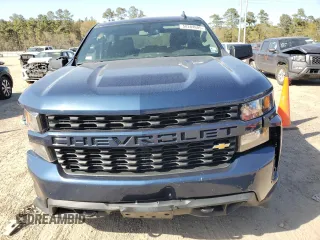 2020 Chevrolet Silverado 1500 Custom with VIN 1GCPWBEH5LZ106046, listed as a Copart auction lot 50284605 with 186,847 mi miles and Salvage Title. Bid and sale history available at carsss.com. Image 5.