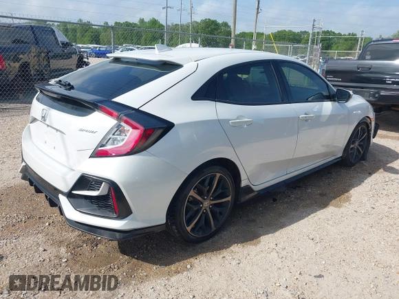 2021 Honda Civic Sport with VIN SHHFK7H46MU217885, listed as a IAAI auction lot 41942520 with 82,328 mi miles and . Bid and sale history available at DreamBid. Image 4.