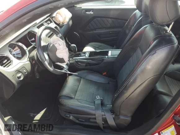 2013 Ford Mustang V6 with VIN 1ZVBP8AM4D5255339, listed as a Copart auction lot 50044005 with 50,517 mi miles and Salvage Title. Bid and sale history available at carsss.com. Image 7.