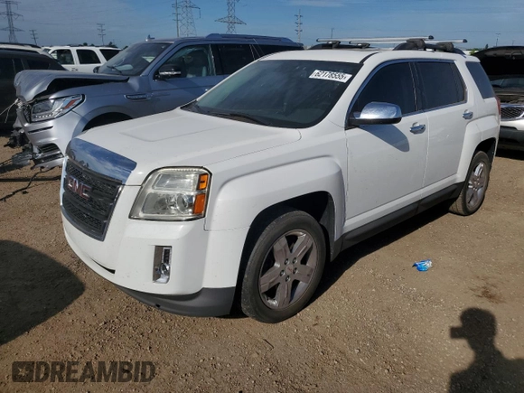 2013 GMC Terrain SLT z VIN 2GKALUEK7D6327980, wystawiony jako Copart lot #62178555 z przebiegiem 158 257 mil mil oraz Czysty tytuł • Clean title. Historia ofert i sprzedaży dostępna na DreamBid. Obrazek 1.