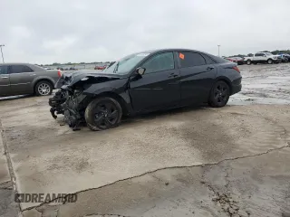 2021 Hyundai Elantra SEL z VIN 5NPLM4AG8MH006481, wystawiony jako Copart lot #54450245 z przebiegiem Nie podano mil oraz Szkoda całkowita • Salvage title. Historia ofert i sprzedaży dostępna na DreamBid. Obrazek 1.
