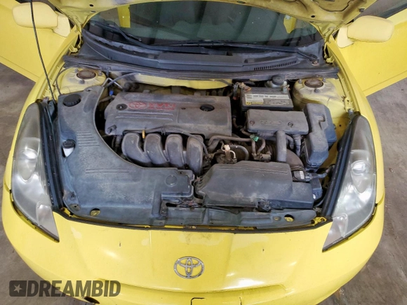 2005 Toyota Celica GT z VIN JTDDR32T750181878, wystawiony jako Copart lot #60560855 z przebiegiem 213 249 mil mil oraz Czysty tytuł • Clean title. Historia ofert i sprzedaży dostępna na DreamBid. Obrazek 11.