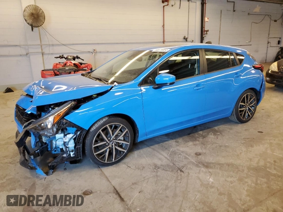 2024 Subaru Impreza Sport with VIN JF1GUAFC4R8290497, listed as a Copart auction lot 58975854 with 4,221 mi miles and Salvage Title. Bid and sale history available at carsss.com. Image 1.