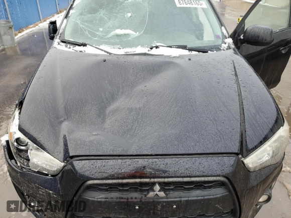 2013 Mitsubishi Outlander Sport SE with VIN 4A4AJ3AU7DE606028, listed as a Copart auction lot 87848165 with Not provided miles and Salvage title. Bid and sale history available at DreamBid. Image 12.