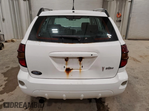 2006 Pontiac Vibe with VIN 5Y2SL65836Z433804, listed as a Copart auction lot 52313385 with 158,859 mi miles and Non Repairable. Bid and sale history available at carsss.com. Image 6.