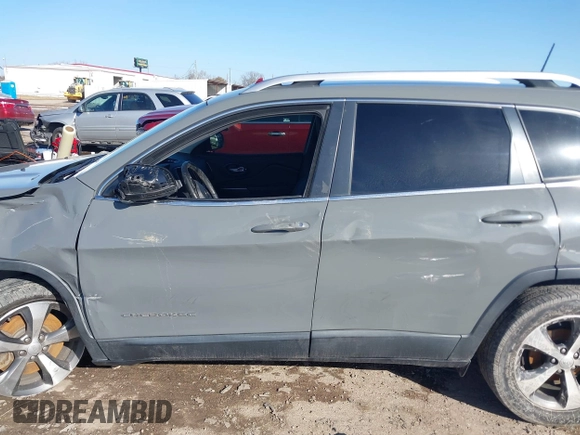 2020 Jeep Cherokee Limited with VIN 1C4PJLDB3LD606091, listed as a IAAI auction lot 41473098 with 49,819 mi miles. Bid and sale history available at carsss.com. Image 14.