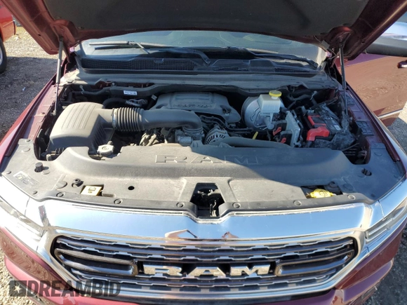 2019 Ram 1500 Limited with VIN 1C6SRFHT2KN856963, listed as a Copart auction lot 58815325 with 45,610 mi miles and Salvage title. Bid and sale history available at DreamBid. Image 11.