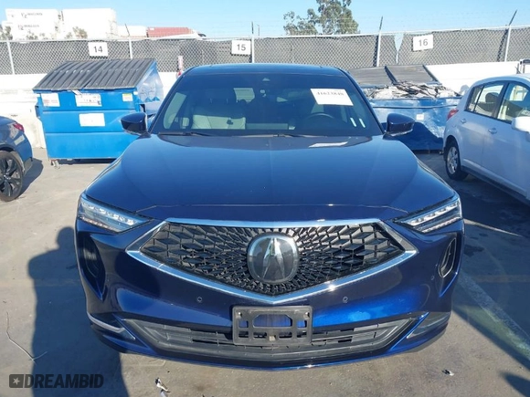 2022 Acura MDX w/Technology Package with VIN 5J8YD9H44NL007981, listed as a IAAI auction lot 41623848 with 31,162 mi miles. Bid and sale history available at carsss.com. Image 12.