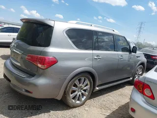 2014 Infiniti QX80 with VIN JN8AZ2NE4E9064351, listed as a IAAI auction lot 42123639 with 164,540 mi miles. Bid and sale history available at carsss.com. Image 14.