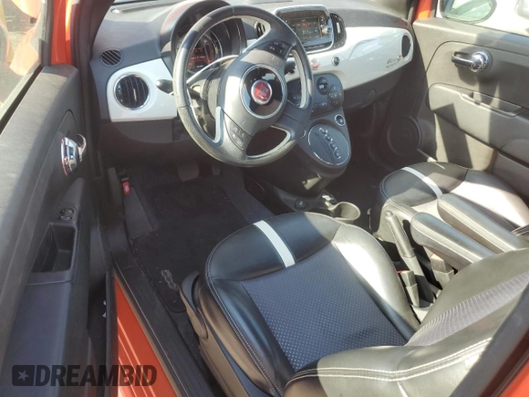 2016 FIAT 500e with VIN 3C3CFFGE4GT184019, listed as a Copart auction lot 41605715 with 36,051 mi miles and Clean title. Bid and sale history available at DreamBid. Image 8.