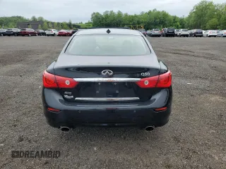 2014 Infiniti Q50 Premium with VIN JN1BV7AR0EM692022, listed as a Copart auction lot 60321765 with 72,366 mi miles and Salvage title. Bid and sale history available at DreamBid. Image 6.