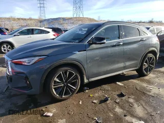 2022 Infiniti QX55 Essential with VIN 3PCAJ5K31NF115902, listed as a Copart auction lot 84177444 with 11,154 mi miles and Salvage Title. Bid and sale history available at DreamBid. Image 1.
