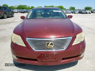 2008 Lexus LS 460 with VIN JTHBL46F685075026, listed as a Copart auction lot 52965165 with 170,647 mi miles and Clean Title. Bid and sale history available at DreamBid. Image 5.