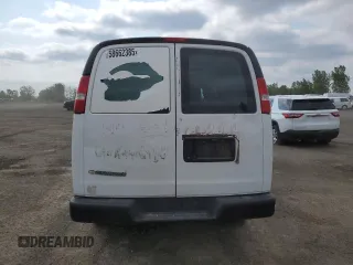 2018 Chevrolet Express Cargo with VIN 1GCWGAFP9J1241003, listed as a Copart auction lot 58662385 with Not provided miles and Salvage title. Bid and sale history available at DreamBid. Image 6.