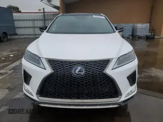 2021 Lexus RX with VIN 2T2YGMDA4MC058886, listed as a Copart auction lot 80092634 with 82,460 mi miles and Salvage Title. Bid and sale history available at carsss.com. Image 5.
