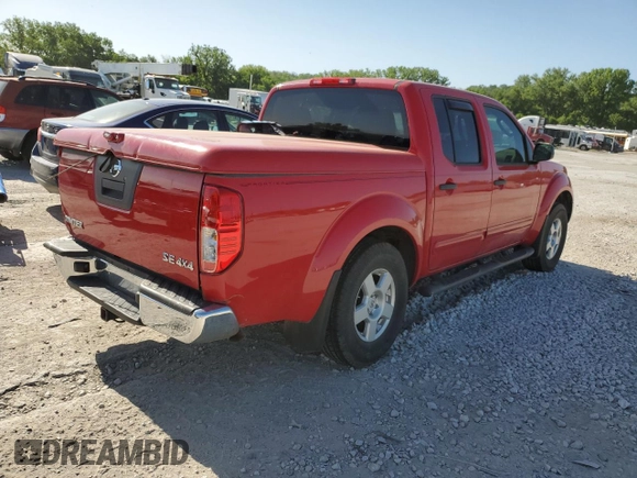 2006 Nissan Frontier LE with VIN 1N6AD07W66C406128, listed as a Copart auction lot 56281695 with 97,777 mi miles and Salvage title. Bid and sale history available at DreamBid. Image 3.