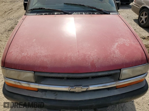 1998 Chevrolet S-10 with VIN 1GCCS144GWK148476, listed as a Copart auction lot 48180025 with 0 mi miles and Salvage Title. Bid and sale history available at carsss.com. Image 11.