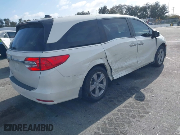 2019 Honda Odyssey EX-L with VIN 5FNRL6H74KB103686, listed as a IAAI auction lot 41948433 with 78,506 mi miles. Bid and sale history available at carsss.com. Image 4.